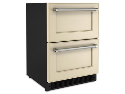 KitchenAid Panel Ready 24" Undercounter Double-Drawer Refrigerator (4.44 Cu.Ft) - KUDR204KPA