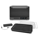 KitchenAid® Black Matte Dual Convection Countertop Oven with Air Fry and Temperature Probe - KCO224BM