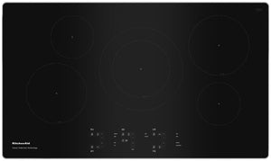 KitchenAid Stainless Steel 36" 5-Element Electric Sensor Induction Cooktop - KCIG556JSS