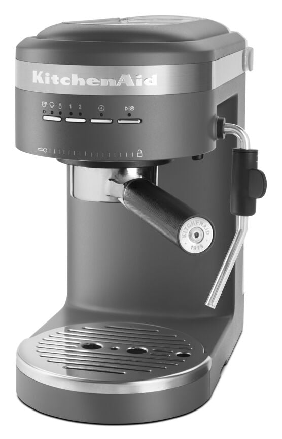 KitchenAid® Charcoal Grey Semi-Automatic Espresso Machine - KES6403DG