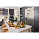 KitchenAid Fingerprint Resistant Stainless Steel 42" Built-In Side-by-Side Refrigerator (25.1 cu. ft.) - KBSD702MPS