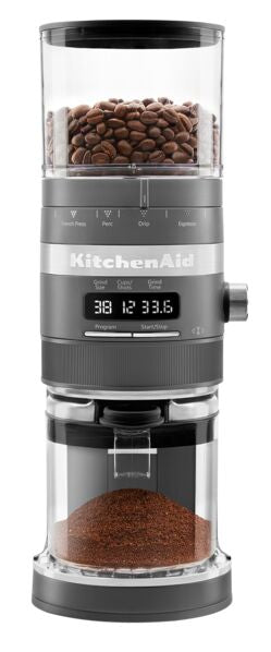 KitchenAid® Charcoal Grey Burr Coffee Grinder - KCG8433DG