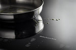 KitchenAid Black 30" Electric Cooktop with 5 Elements and Touch-Activated Controls - KCES950KBL