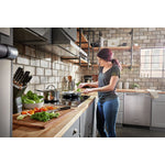 KitchenAid Stainless Steel 30" Electric Cooktop with 5 Elements and Touch-Activated Controls - KCES950KSS