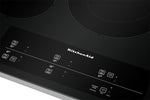 KitchenAid Stainless Steel 30" Electric Cooktop with 5 Elements and Touch-Activated Controls - KCES950KSS
