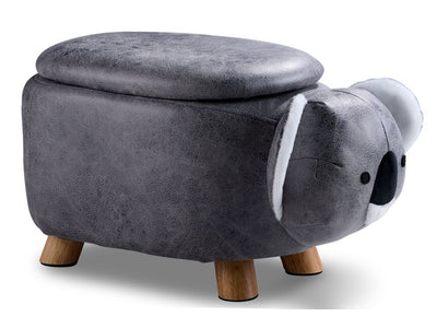 Koala Storage Ottoman - Grey