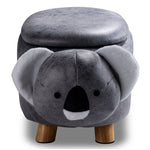 Koala Storage Ottoman - Grey
