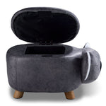 Koala Storage Ottoman - Grey