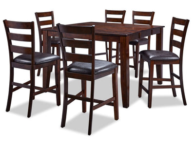 Kona 7-Piece Counter Height Dining Set - Espresso