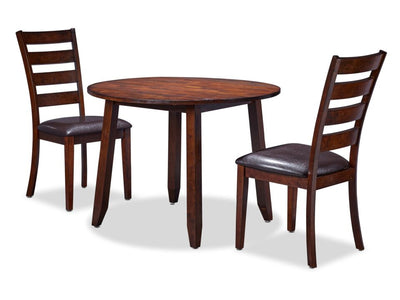 Kona 3-Piece Drop Leaf Dining Set - Espresso