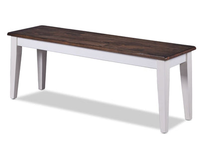 Kona Bench - White and Grey-Brown