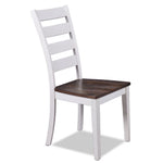 Kona Side Chair - White and Grey-Brown