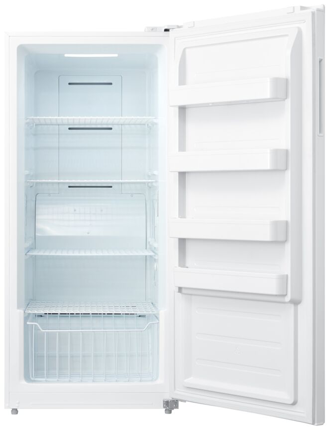 L2 White Upright Freezer (13.8 cu. ft.) - LRU14F3AWWC | Leon's