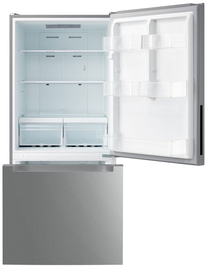 L2 29.5" 18.7 Cu. Ft. Stainless Steel Bottom-Freezer Refrigerator - LRB19B5ASTC