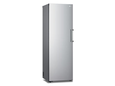 LG Platinum Silver Steel Counter Depth Upright Column No Frost Cooling Freezer (11.4 Cu.Ft) - LROFC1104V