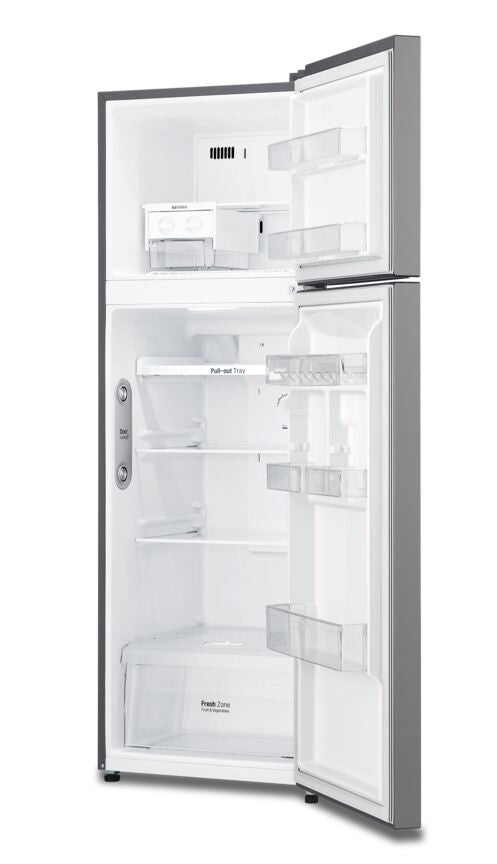 LG Platinum Silver 24" Counter Depth Compact Top Freezer Refrigerator with DoorCooling+ (11.1 Cu.Ft) - LTNC11131V