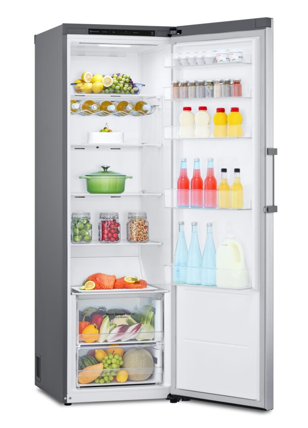 LG Platinum Silver Steel Counter Depth Column Refrigerator (13.6 Cu.Ft) - LRONC1404V
