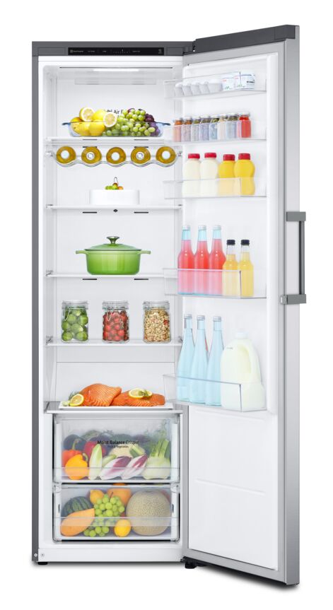 LG Platinum Silver Steel Counter Depth Column Refrigerator (13.6 Cu.Ft) - LRONC1404V