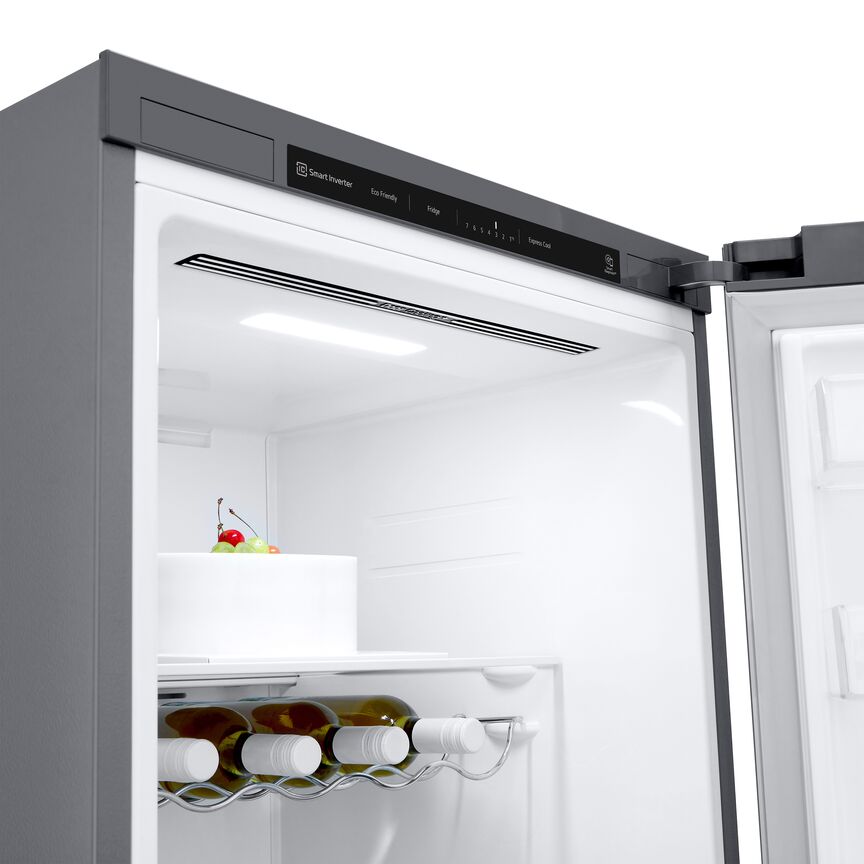 LG Platinum Silver Steel Counter Depth Column Refrigerator (13.6 Cu.Ft) - LRONC1404V