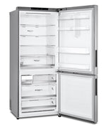 LG 28" 15 Cu. Ft. Platinum SilverCounter-Depth Bottom-Freezer Refrigerator with Door Cooling - LBNC15251V