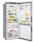 LG 28" 15 Cu. Ft. Platinum SilverCounter-Depth Bottom-Freezer Refrigerator with Door Cooling - LBNC15251V