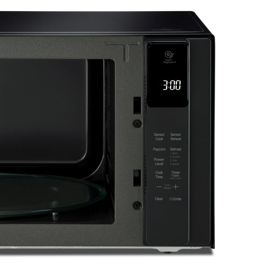 LG Smudge Resistant Black Stainless Steel NeoChef™ Countertop Microwave with Smart Inverter and EasyClean® (1.5 Cu.Ft) - LMC1575BD