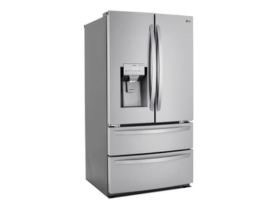 LG Smudge Resistant Stainless Steel 36" Smart Counter Depth Double Freezer Refrigerator with Craft Ice™ (22 Cu.Ft) - LRMXC2206S