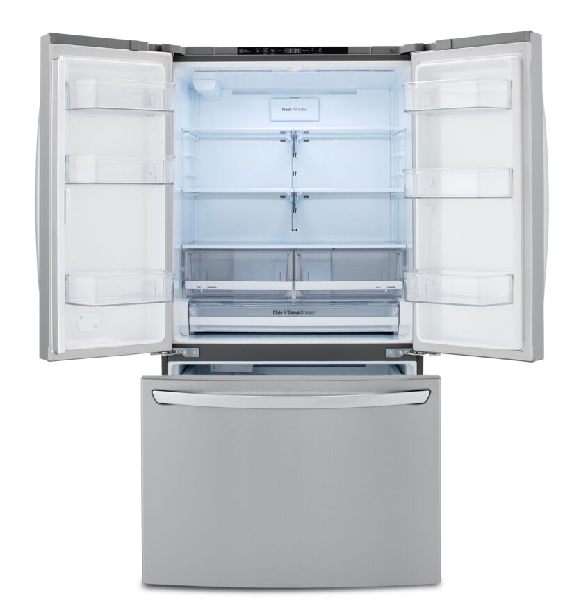 LG Smudge Resistant Stainless Steel Counter Depth French Door Refigerator (23 Cu.Ft.) - LFCC22426S