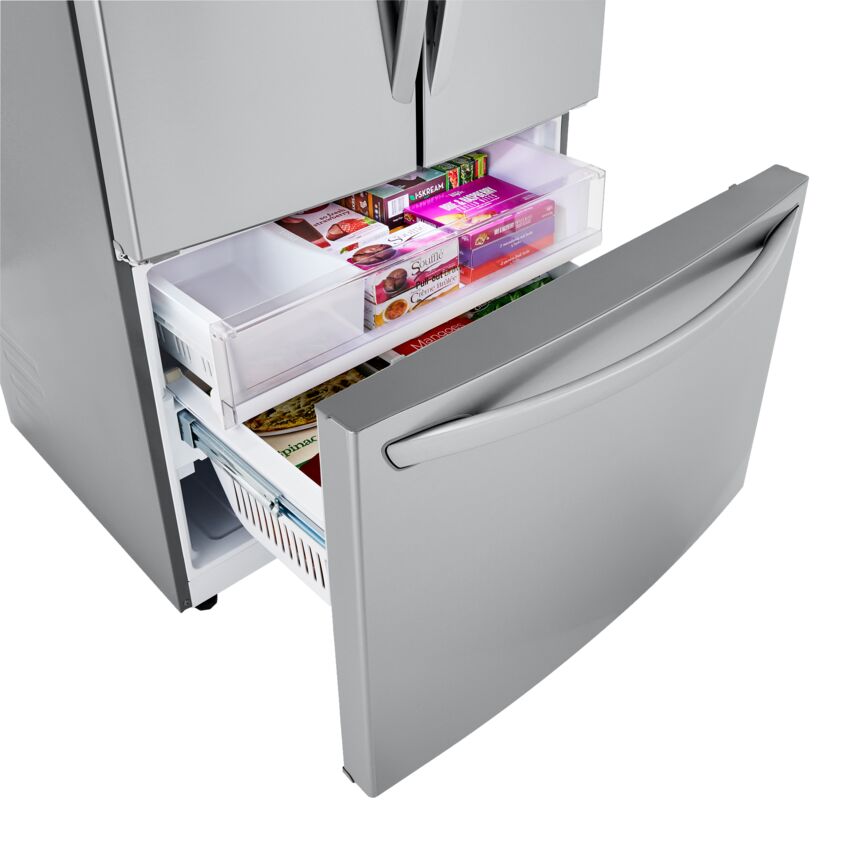 LG Smudge Resistant Stainless Steel Counter Depth French Door Refigerator (23 Cu.Ft.) - LFCC22426S