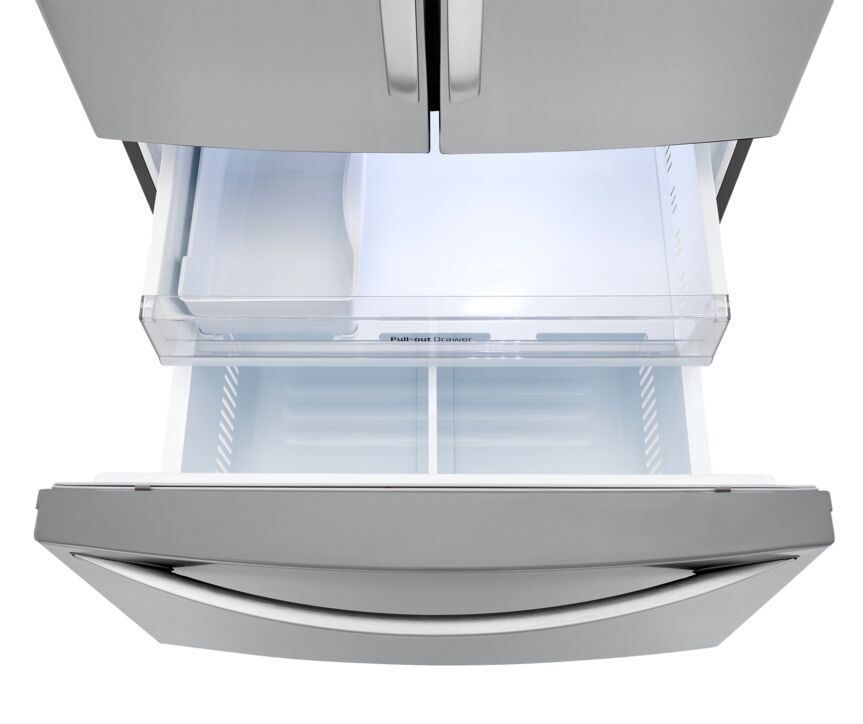 LG Smudge Resistant Stainless Steel Counter Depth French Door Refigerator (23 Cu.Ft.) - LFCC22426S