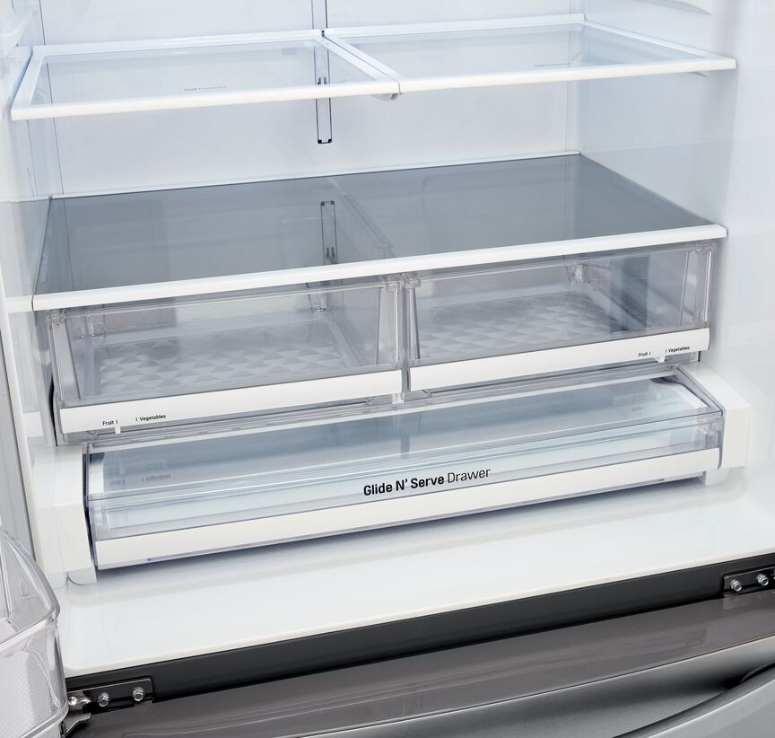 LG Smudge Resistant Stainless Steel Counter Depth French Door Refigerator (23 Cu.Ft.) - LFCC22426S