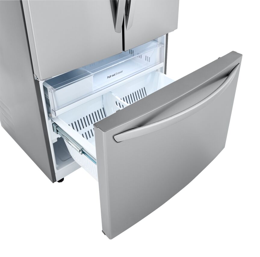 LG Smudge Resistant Stainless Steel Counter Depth French Door Refigerator (23 Cu.Ft.) - LFCC22426S