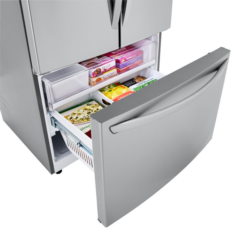 LG Smudge Resistant Stainless Steel Counter Depth French Door Refigerator (23 Cu.Ft.) - LFCC22426S