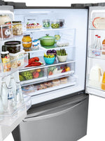 LG Smudge Resistant Stainless Steel 36" French Door Refrigerator with Water dispenser (29 Cu.Ft) - LRFWS2906S