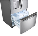 LG Smudge Resistant Stainless Steel 36" French Door Refrigerator with Water dispenser (29 Cu.Ft) - LRFWS2906S