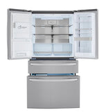 LG Smudge Resistant Stainless Steel InstaView ThinQ Door-in-Door Refrigerator with Craft Ice (30 Cu.Ft) - LRMVS3006S