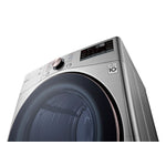 LG Graphite Steel Front Load Electric Steam Dryer with Built-In AI (7.4 Cu.Ft) - DLEX3850V