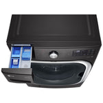 LG Black Steel Front-Load Mega Capacity Smart Wi-Fi Enabled Washer with TurboWash® (6.0 cu. ft.) - WM8900HBA