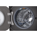 LG Black Steel Front-Load Mega Capacity Smart Wi-Fi Enabled Washer with TurboWash® (6.0 cu. ft.) - WM8900HBA