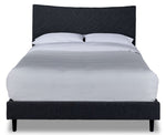 Lawrence 3-Piece Full Bed - Dark Grey