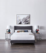 Lawrence 3-Piece King Bed - Dark Grey