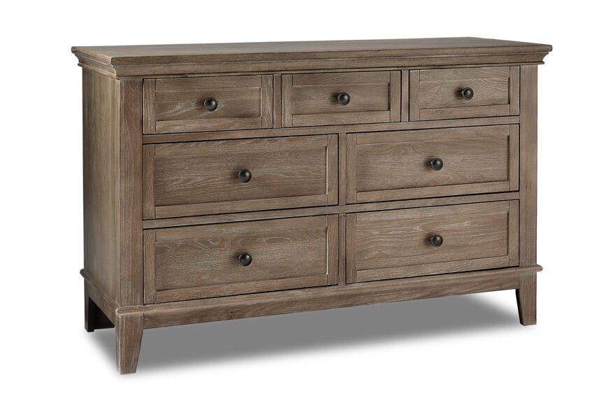 Leland Crib and Dresser Package - Sand