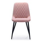 Kinsley Velvet Side Chair - Rose