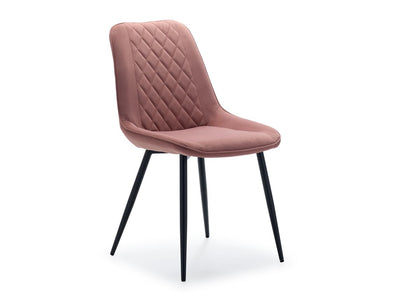 Kinsley Velvet Side Chair - Coral