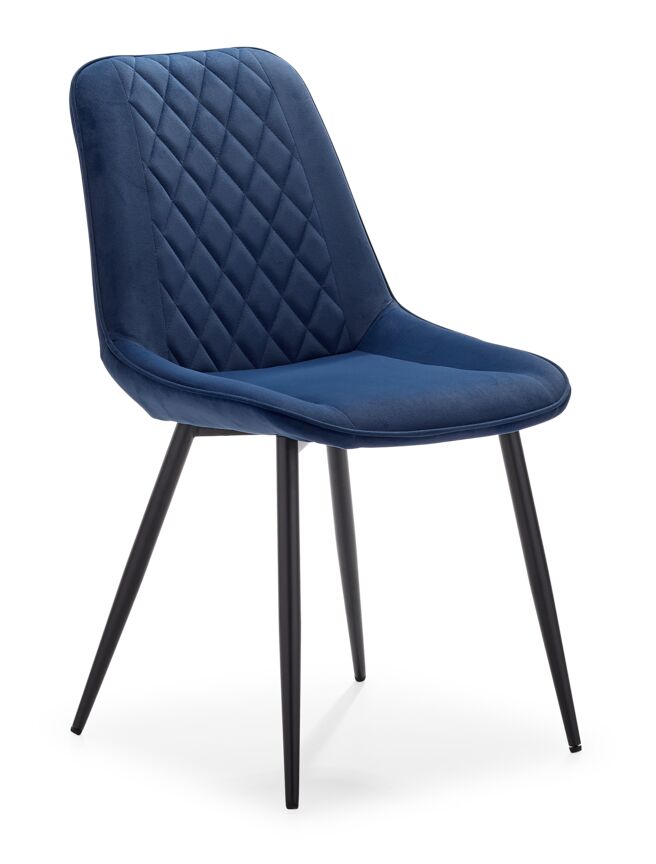 Kinsley Velvet Side Chair - Blue