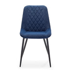 Kinsley Velvet Side Chair - Blue