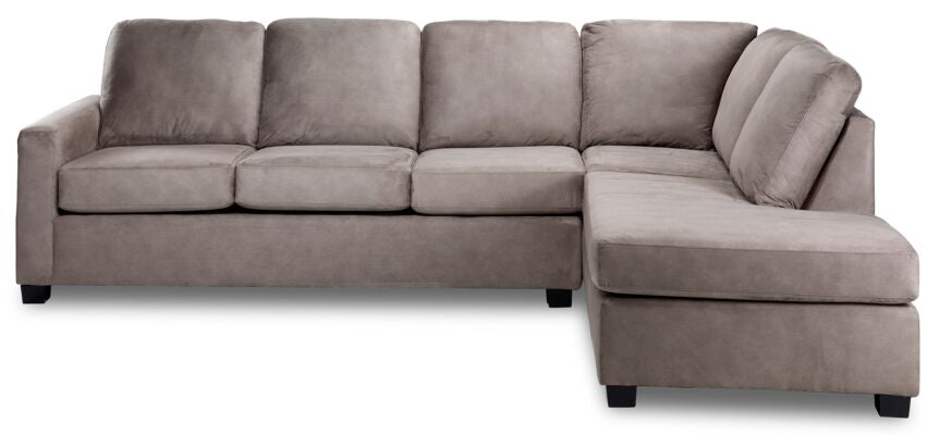 Lindsay 2-Piece Sectional with Right Facing Chaise - Beige