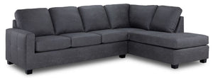 Lindsay 2 Pc. Sectional with Right Facing Chaise - Grey