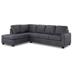 Lindsay 2 Pc. Sectional with Left Facing Chaise - Grey