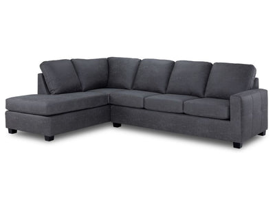 Lindsay 2 Pc. Sectional with Left Facing Chaise - Grey